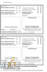 Carnet de service Livre de garantie nerlandais