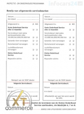 Seat Service Schedule Dutch