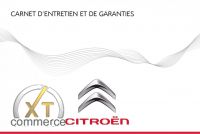 Citroen carnet dentretien et de Garanties