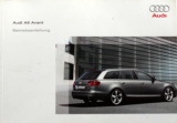 Audi A6 Avant 4F Betriebsanleitung